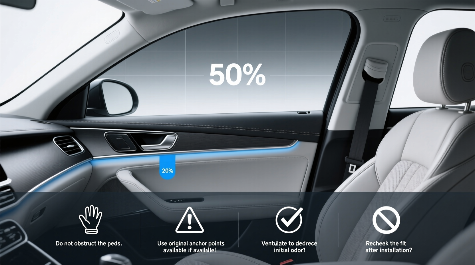 Car Window Tint 50 Percent Buying Guide: How to Choose
