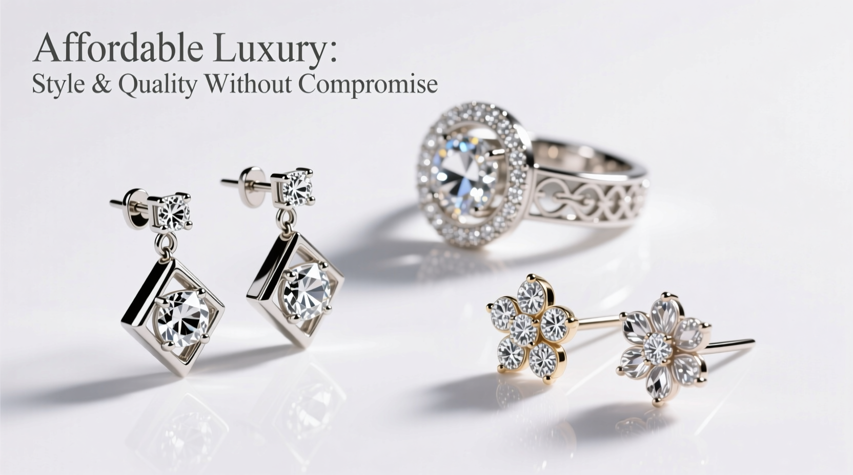 how to choose affordable diamond alternative earrings without sacrificing style or quality