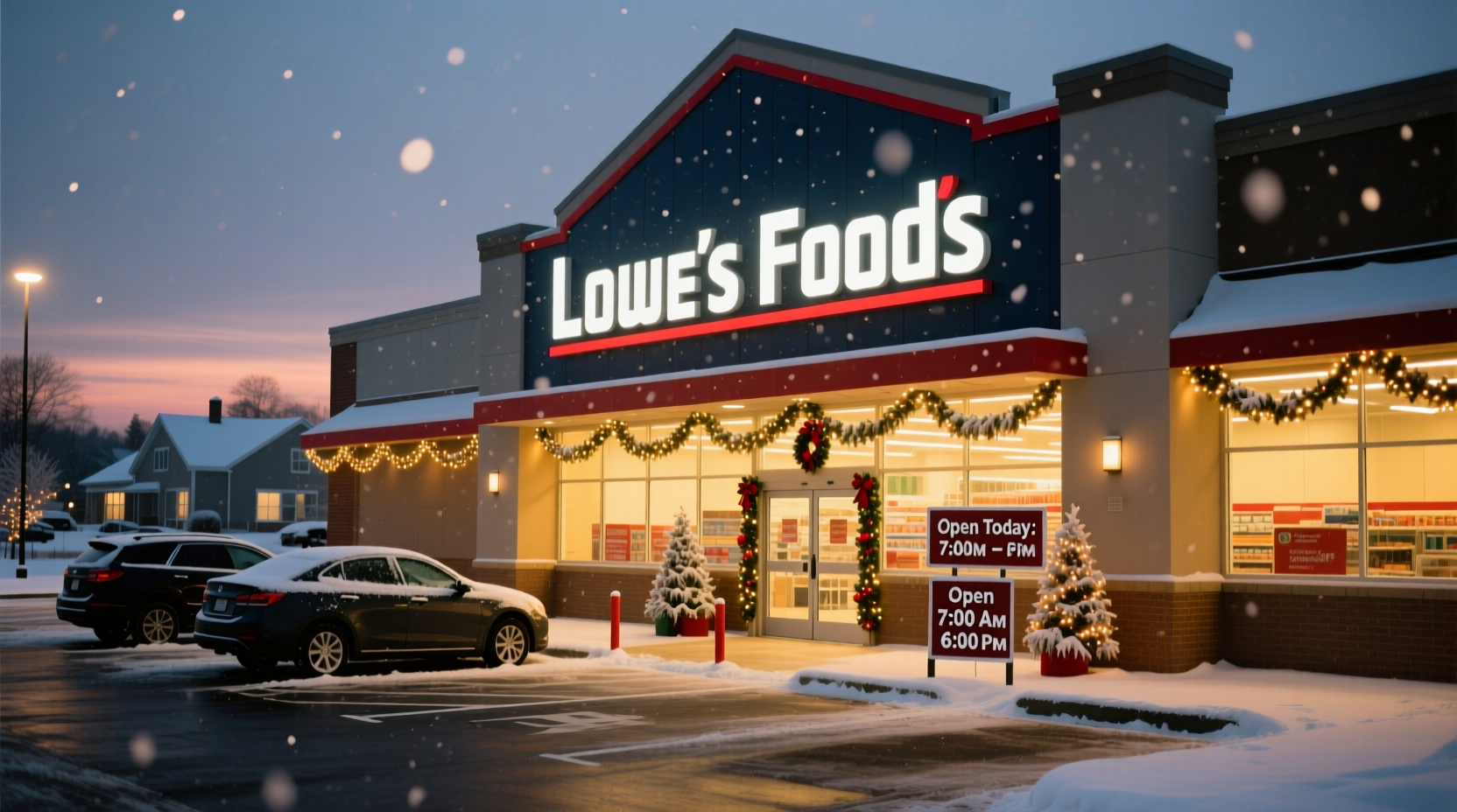 is lowes foods open on christmas day