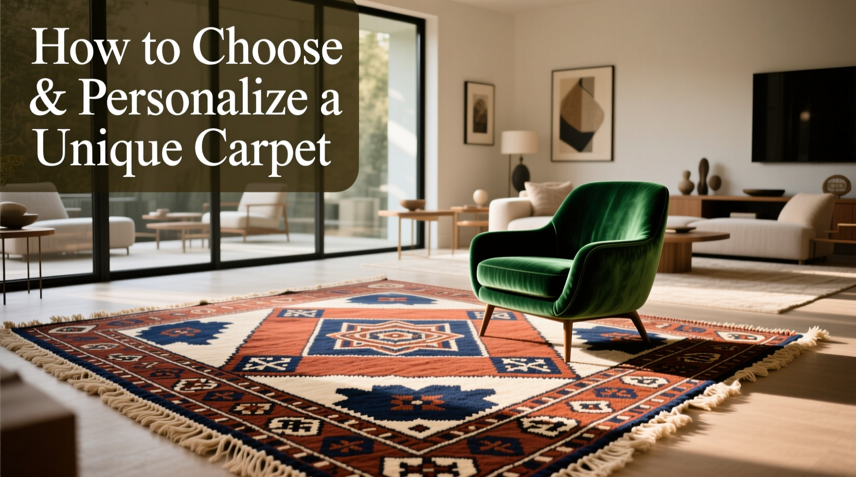 how to choose and personalize a unique carpet to elevate your home decor