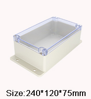 Custom plastic enclosure electronic abs waterproof switch box
