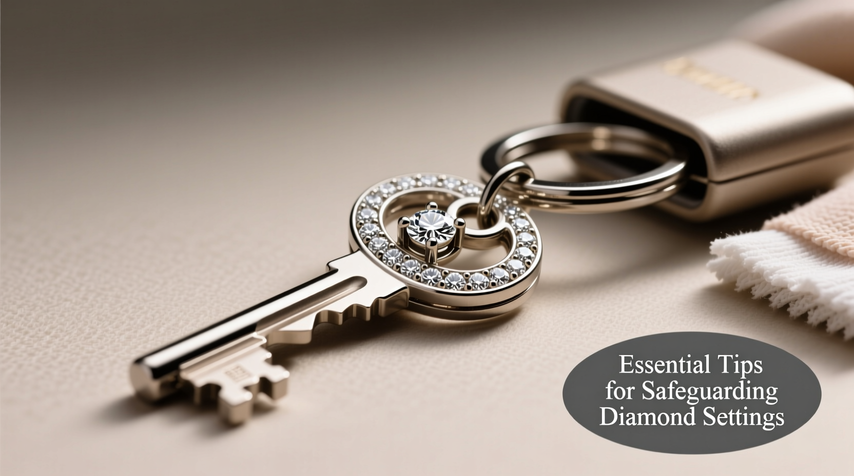 essential tips for safeguarding diamond settings on keychains from damage