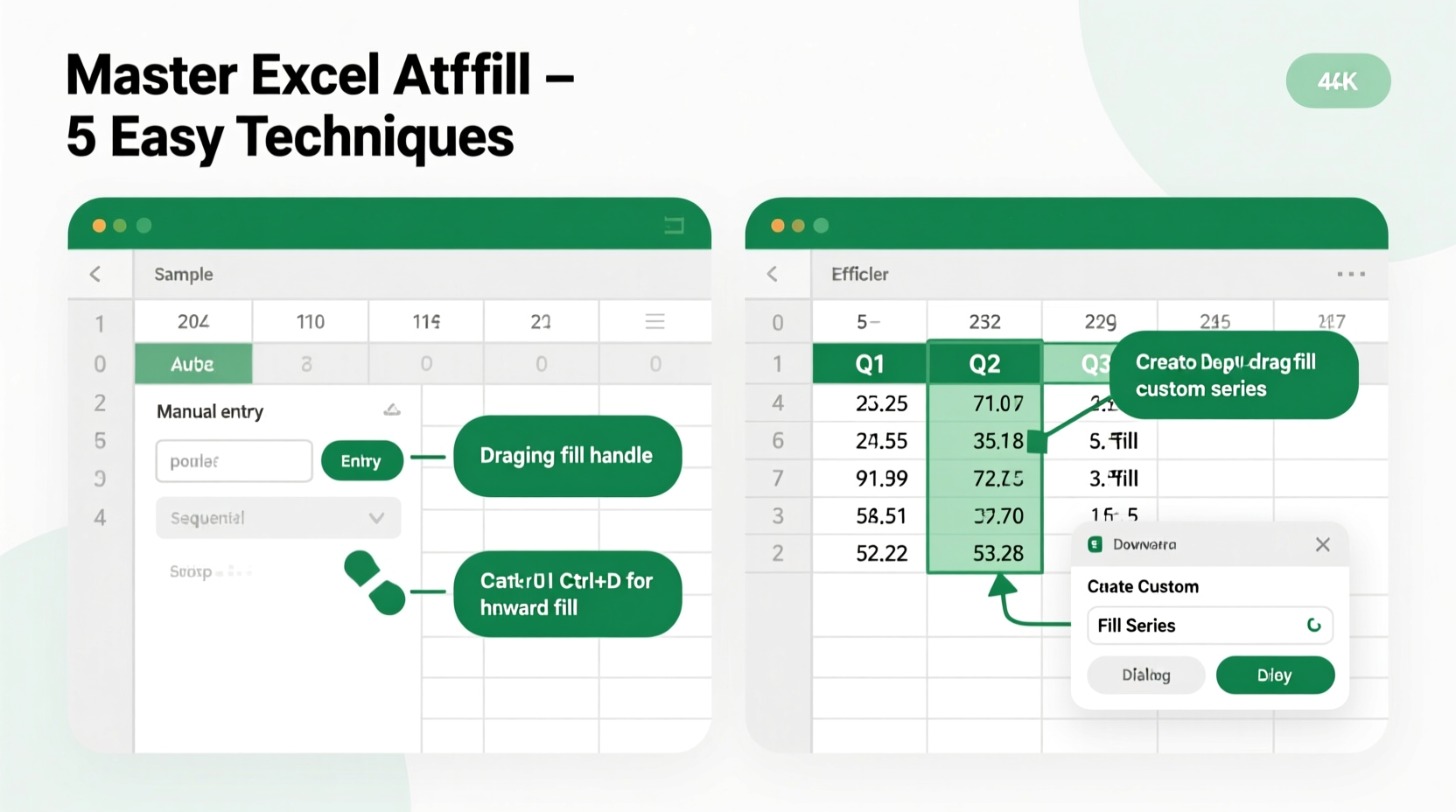 Mastering Autofill In Excel Easy Techniques To Automatically Populate ...