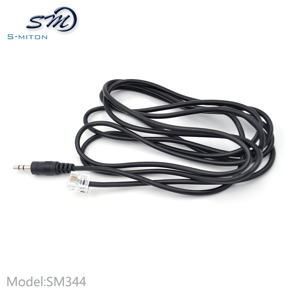 3.5mm Male to RJ11 Connector Telephone Cable Products from Shenzhen S