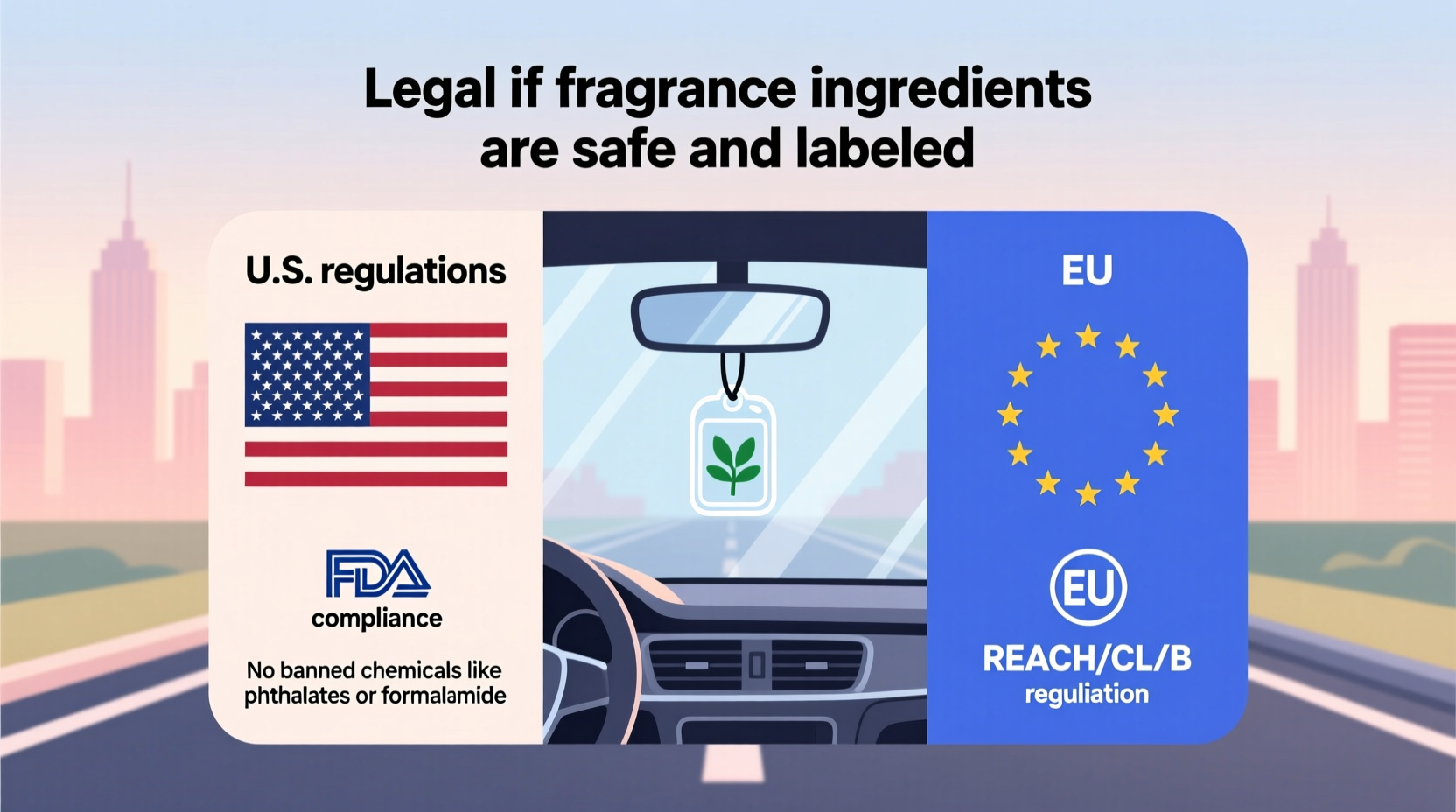 car air freshener legality