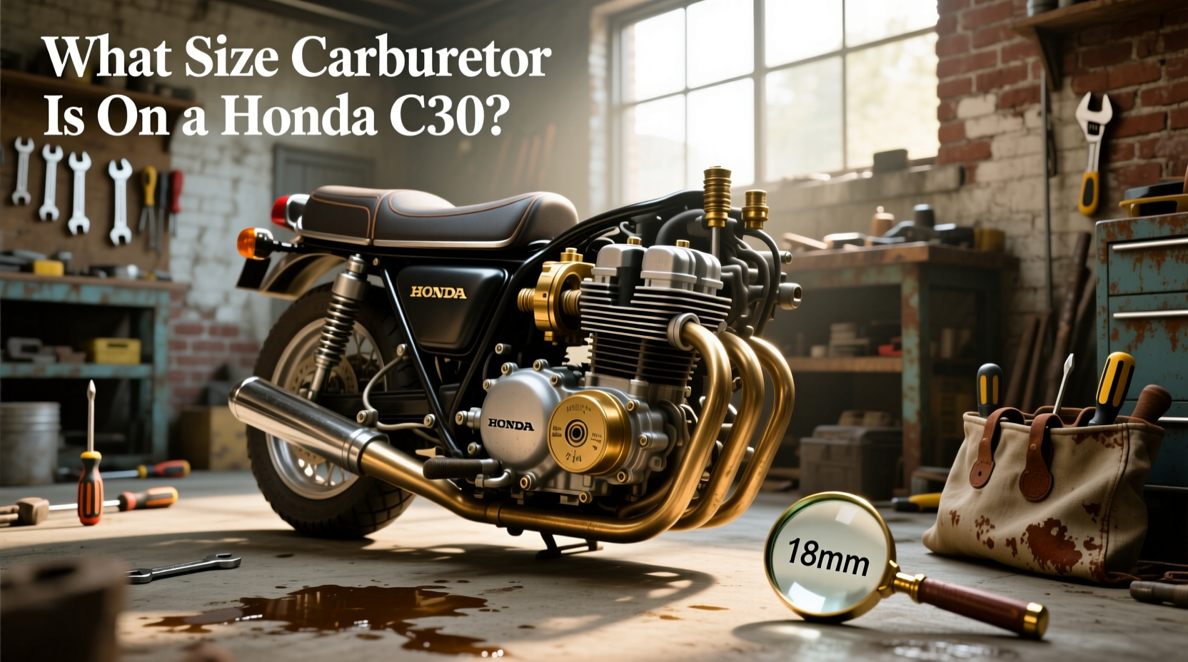 How to Choose C90 Motorcycle Carburetor, What Size Is On a Honda C90?