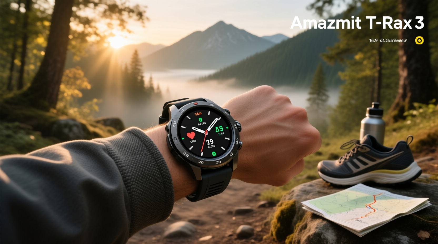 amazfit t rex 3 review real world gps, battery durability tested