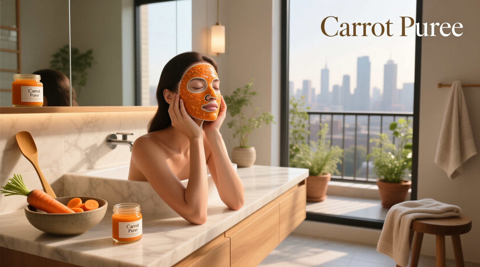 carrot face mask guide diy vs. korean sheet masks