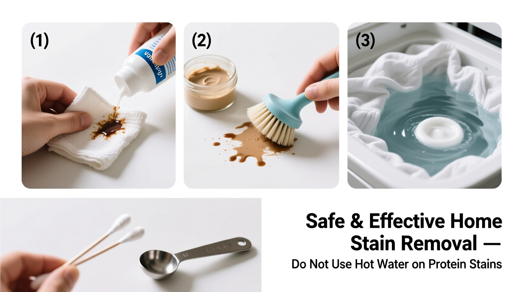 effective methods to safely remove percussive stains from clothes at home