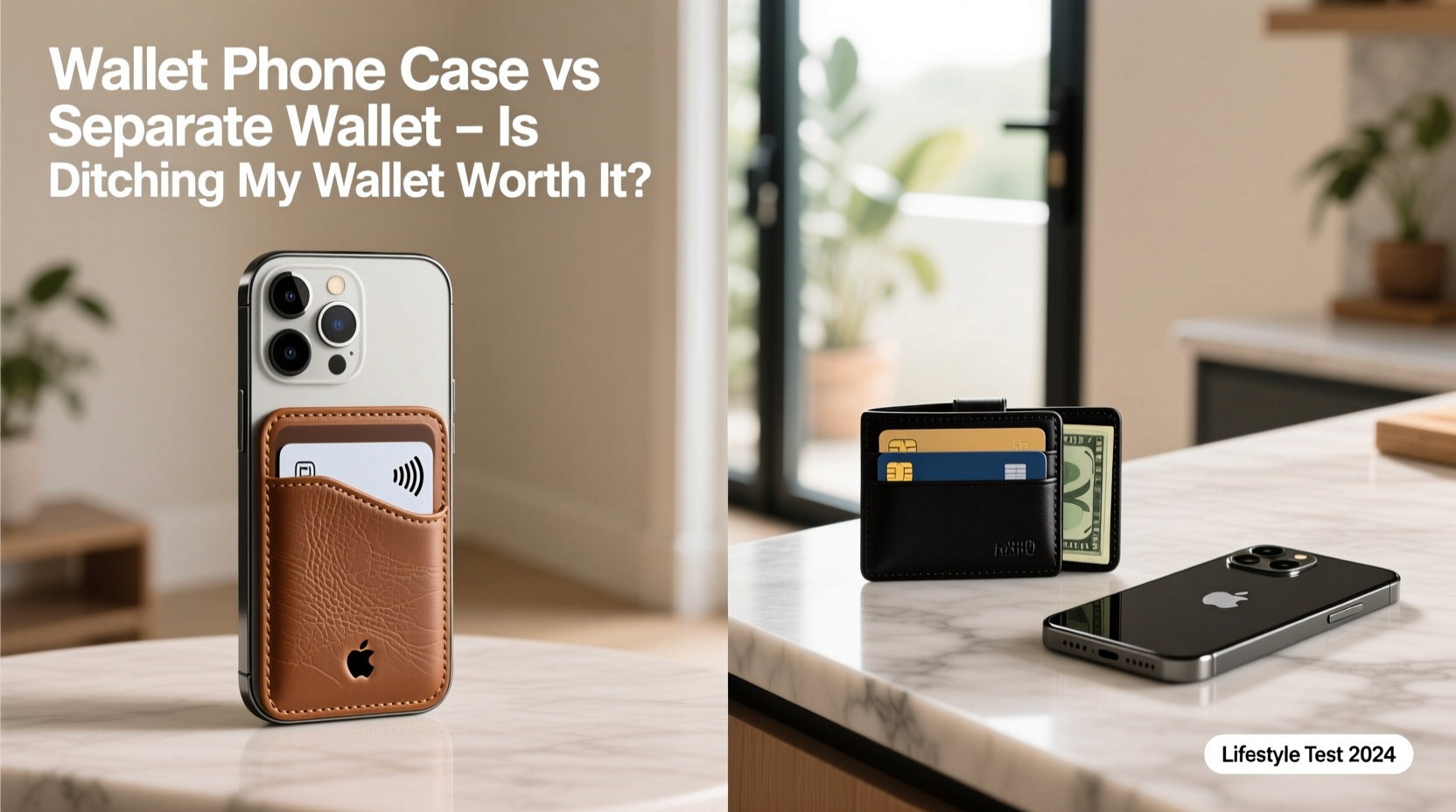 wallet phone case vs separate wallet is ditching my wallet even worth it