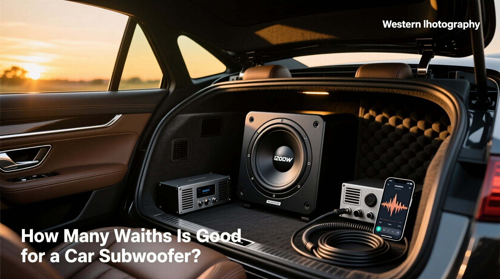 1200w car subwoofer right wattage guide