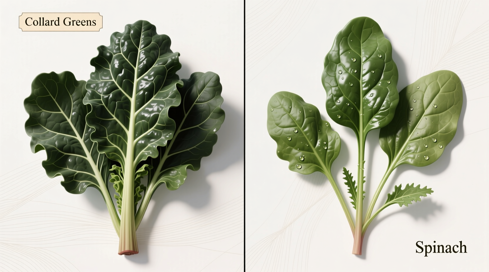 Collard Greens vs Spinach: Nutritional Comparison & Uses