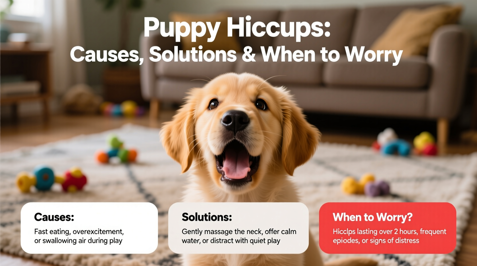 puppy hiccups causes solutions and when to worry