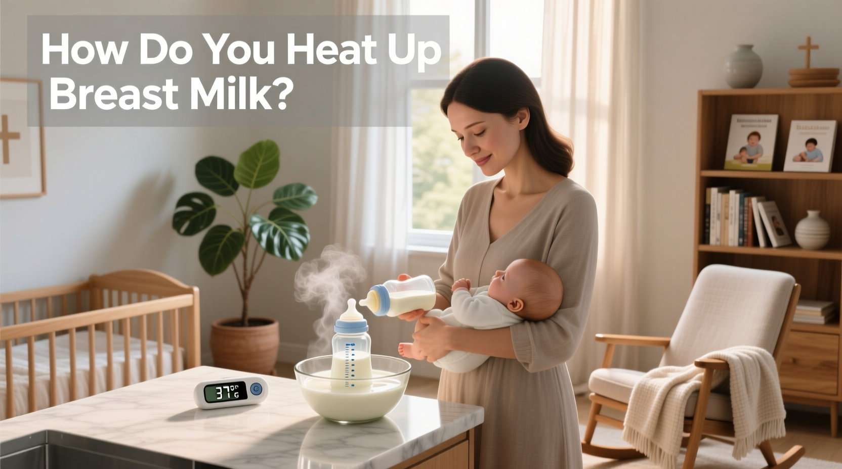 how to safely heat breast milk