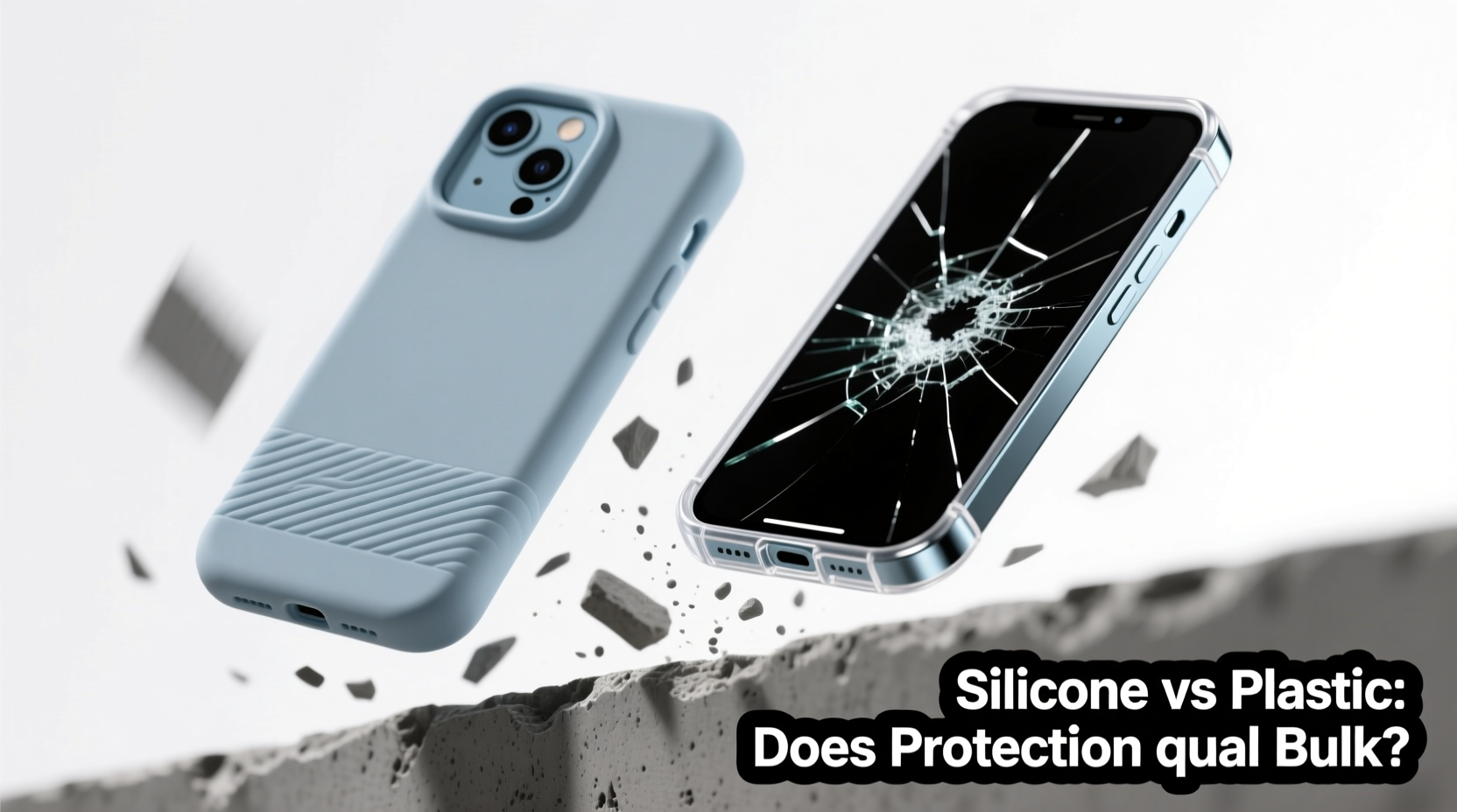 silicone vs plastic phone cases does a hard case actually protect better or is it just bulkier