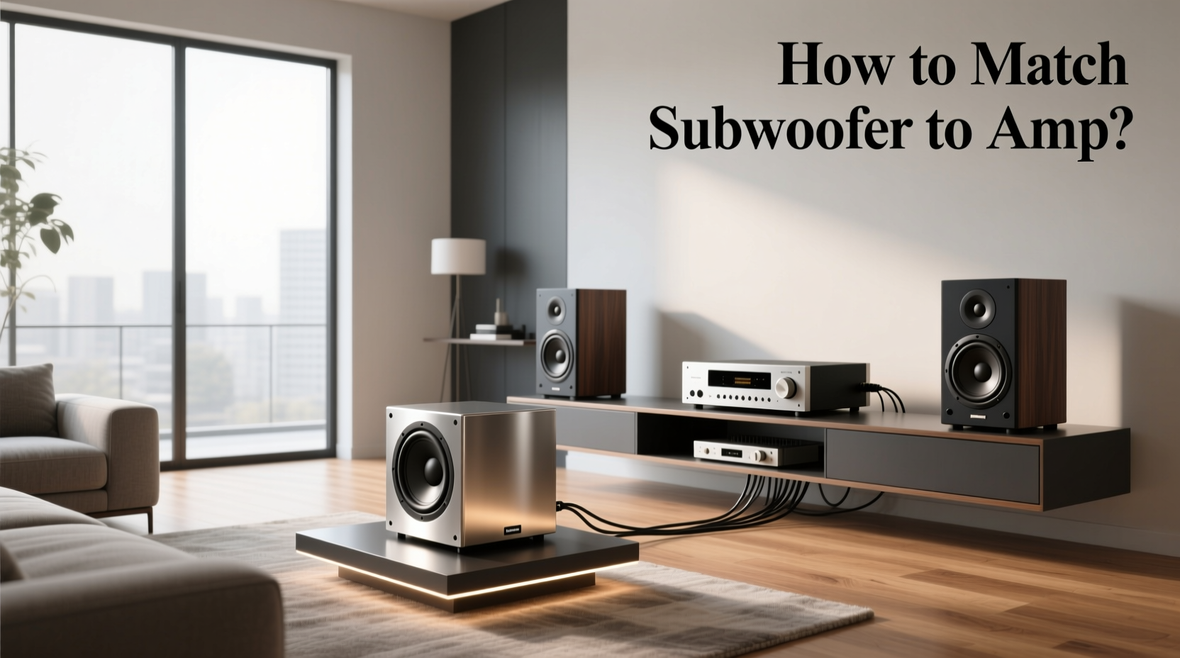 How to choose subwoofer to amp, How to match sub to amp?