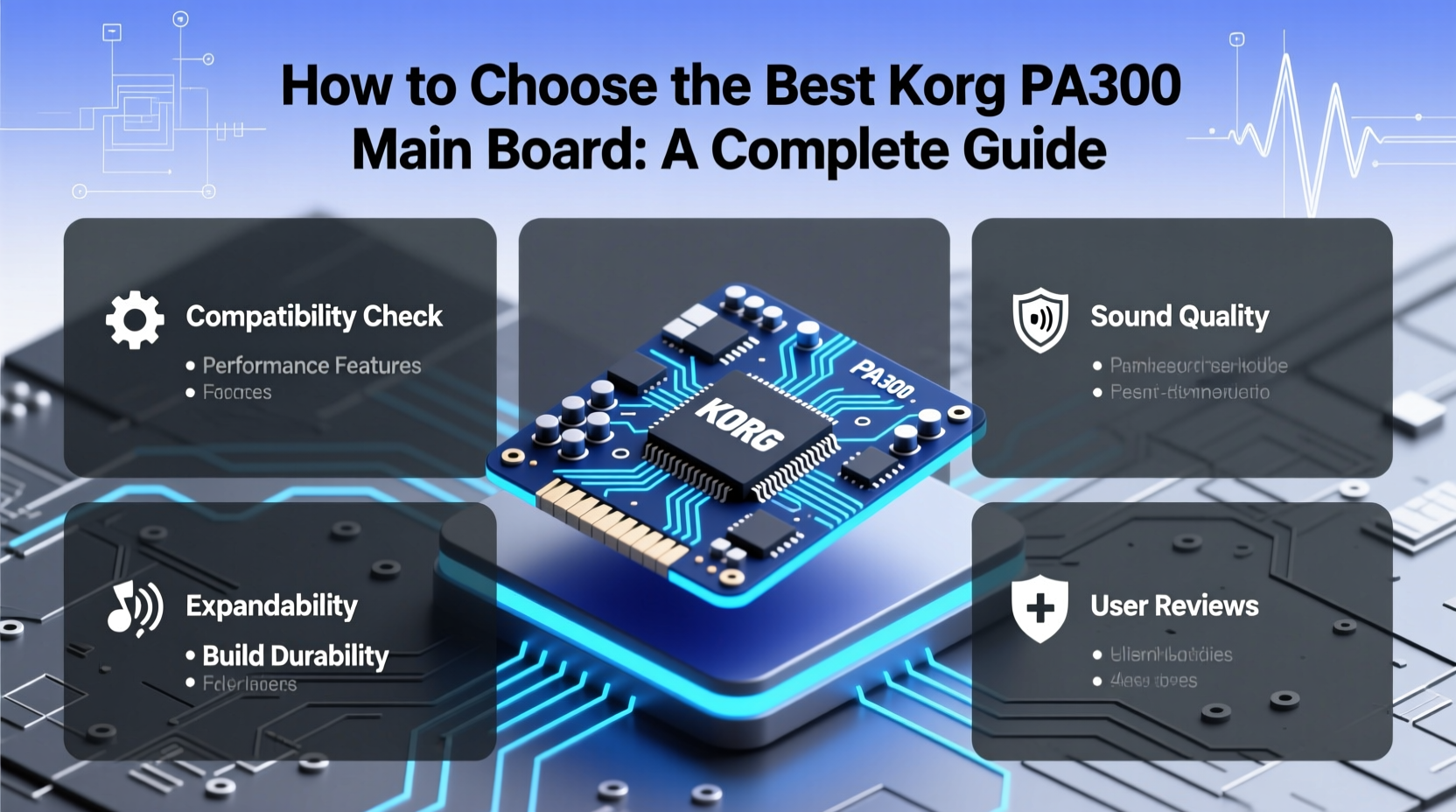 korg pa300 main board