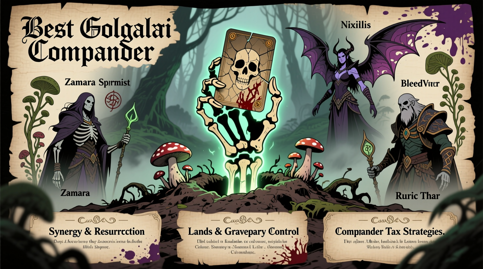 guide to finding the best golgari commander for your deck