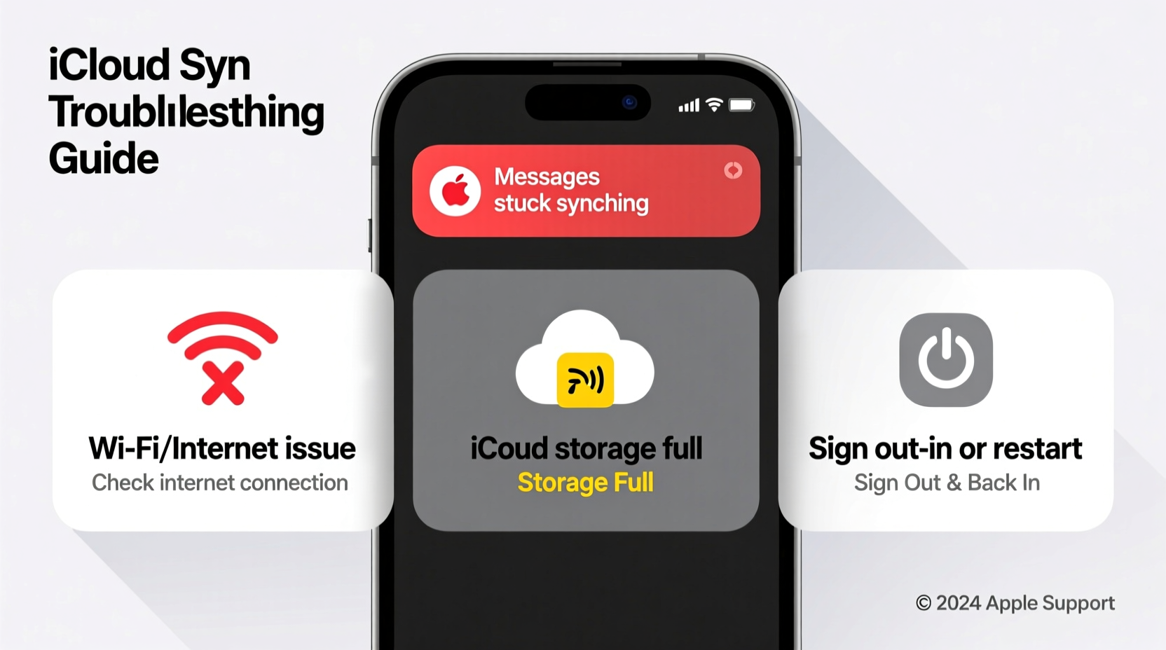 messages stuck syncing with icloud heres why how to fix