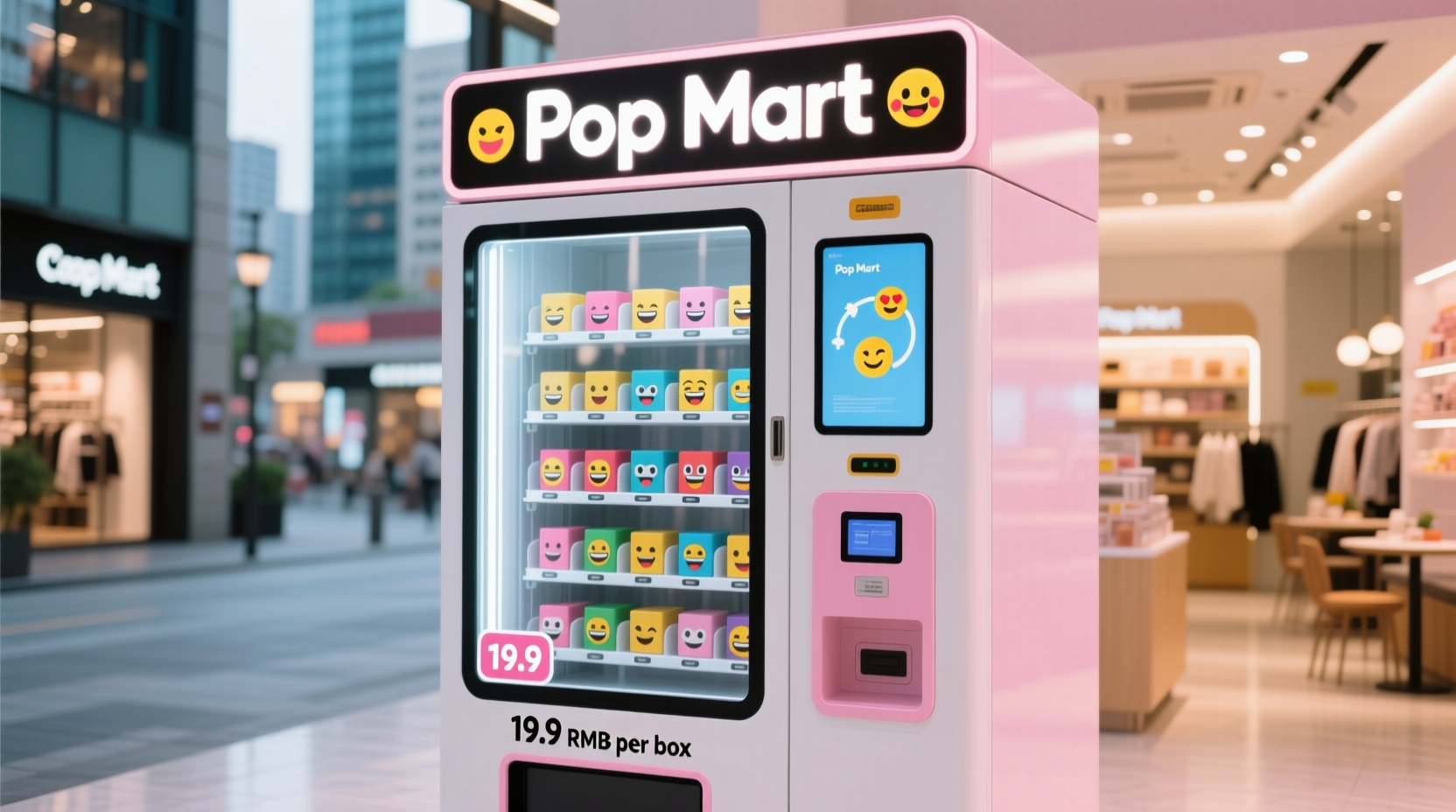 how much is a pop mart vending machine