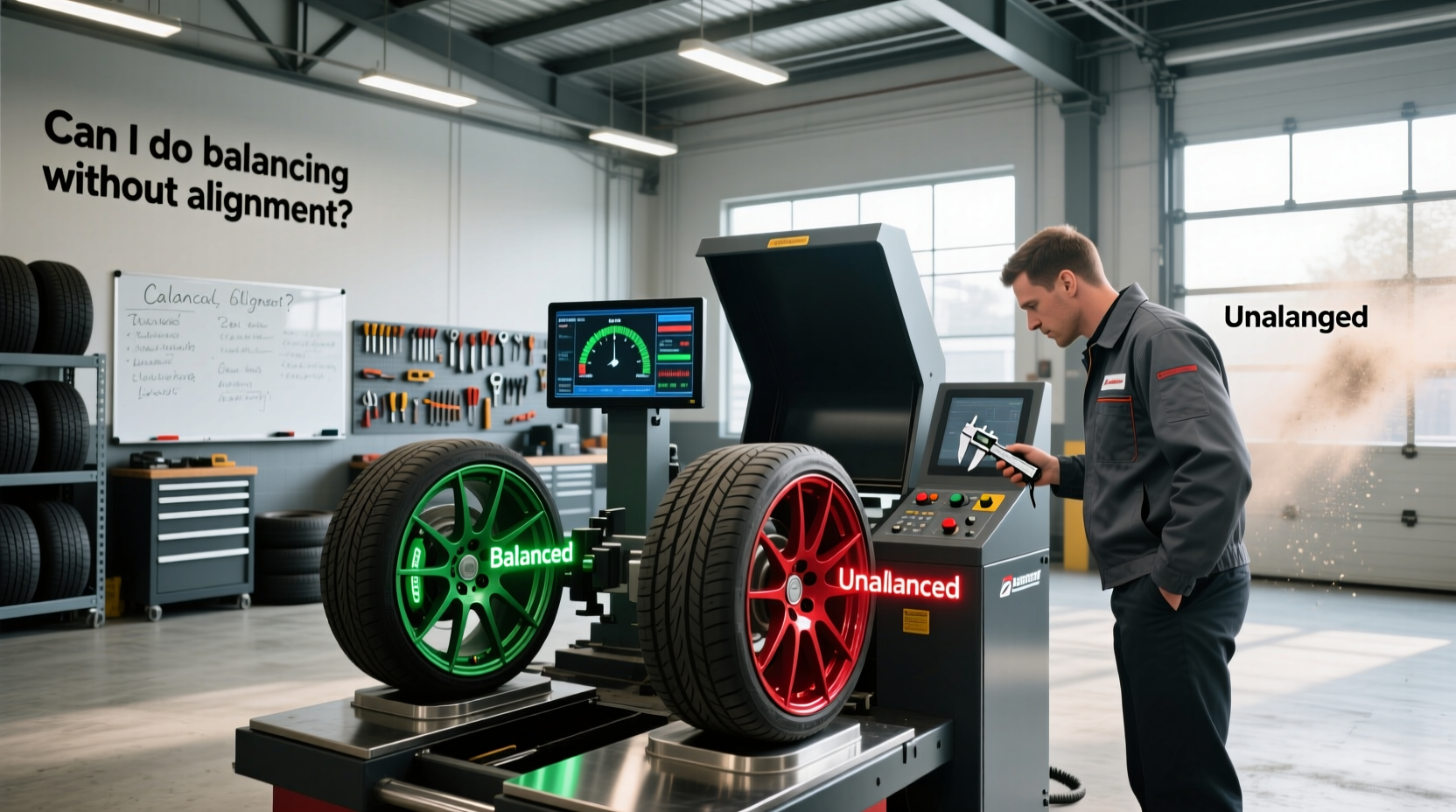 How to Choose Wheel Balancer Calibration, Can I Do Balancing Without Alignment?