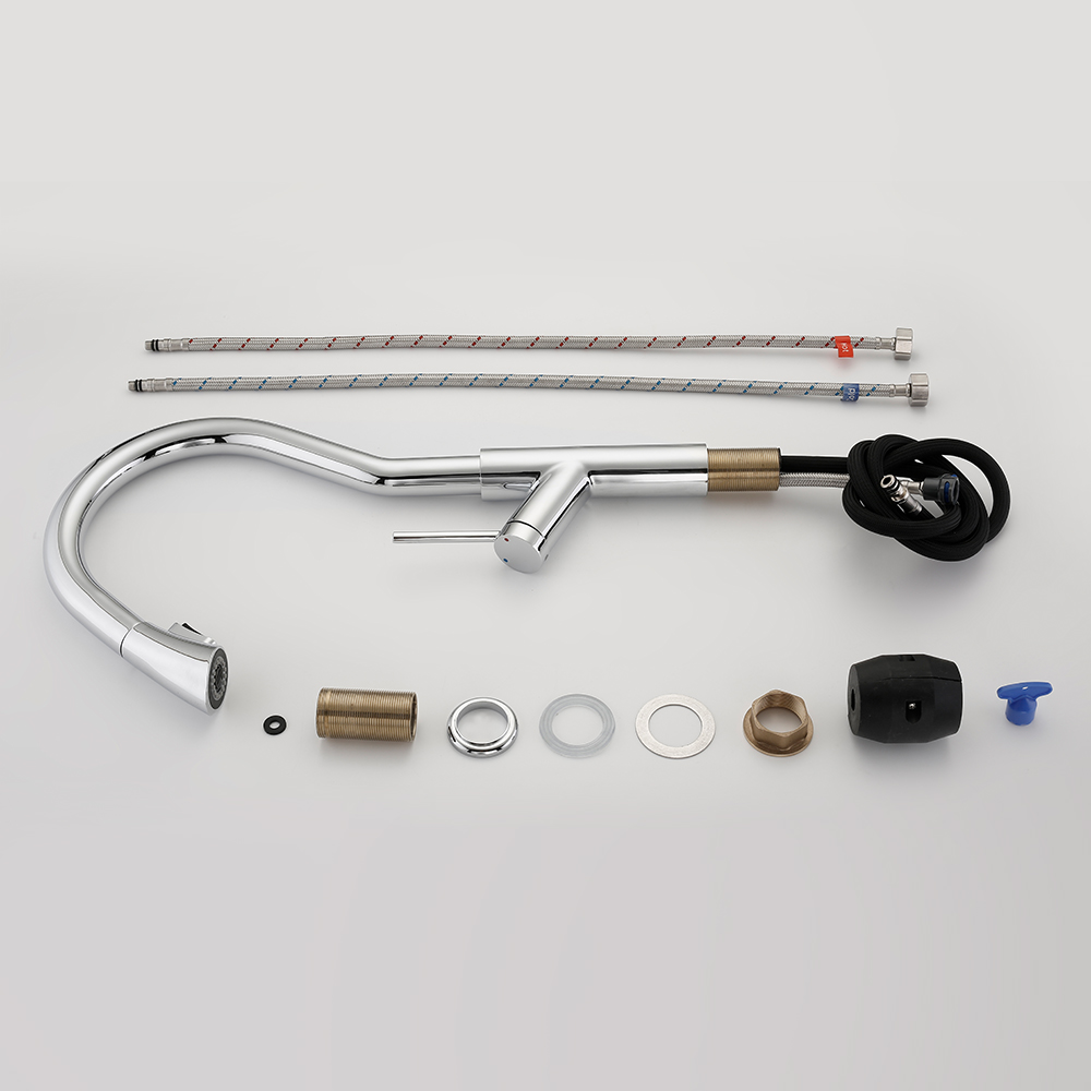 Best sale touchless pull out kitchen faucet with potable water connection