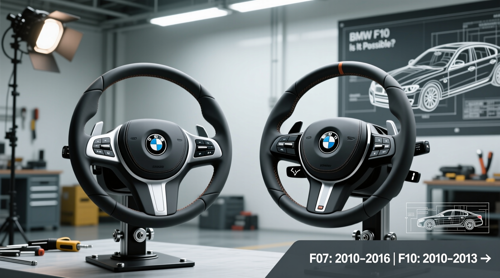 f07 vs f10 steering wheel swap