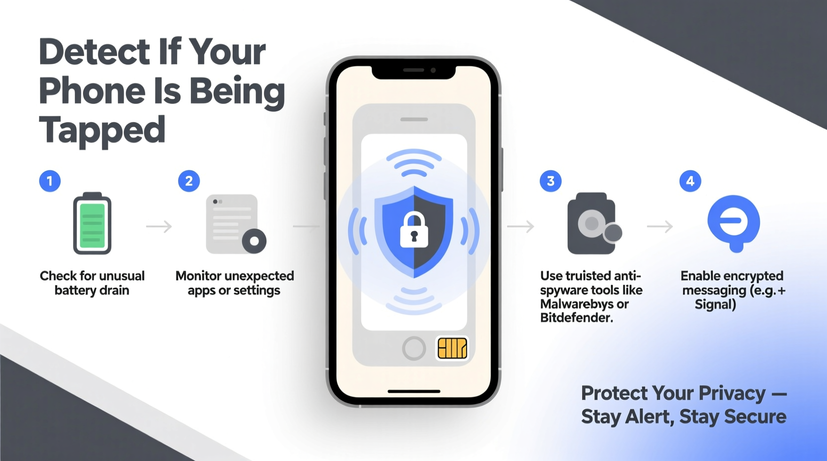 how to detect if your mobile phone is being tapped practical steps and tools to protect your privacy