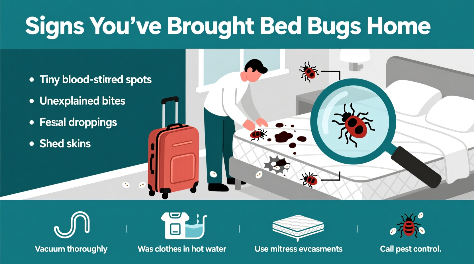 how to detect if youve brought bed bugs home signs and essential steps to take