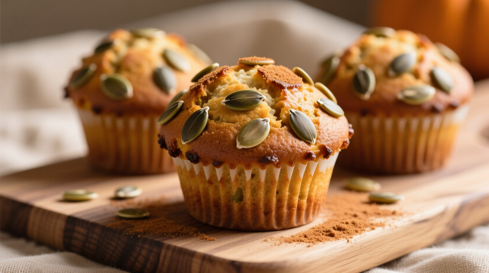 pumpkin seed muffins