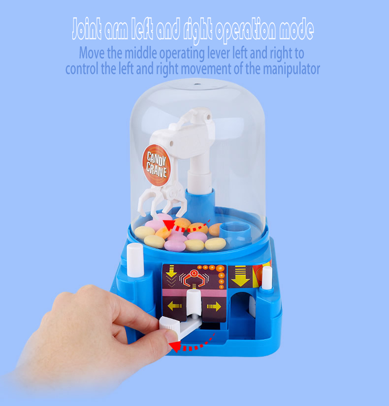Mini Manual Candy Machine Grab Ball Toy Game Educational Toy Gift For Children