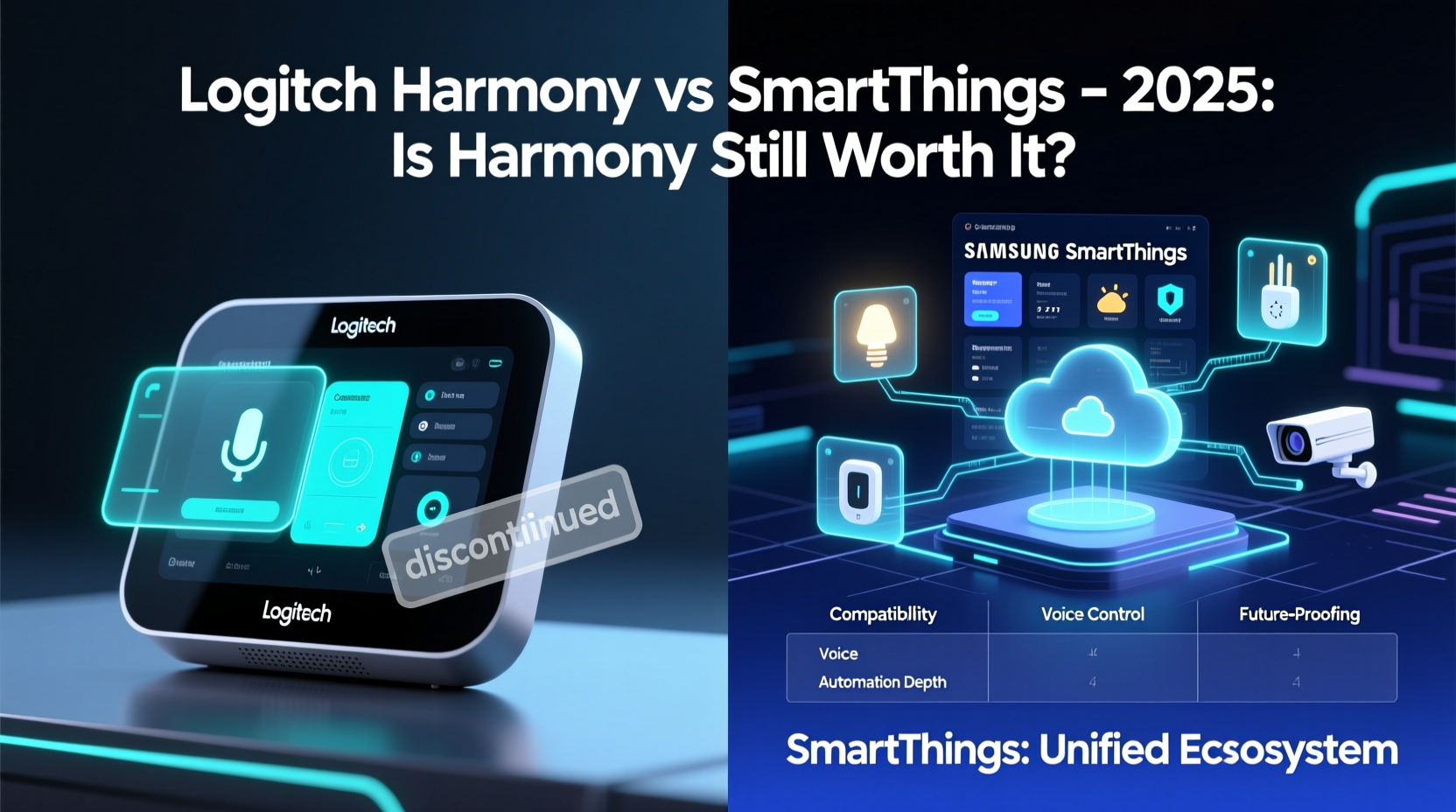 logitech harmony vs smartthings in 2025 is harmony even worth it anymore