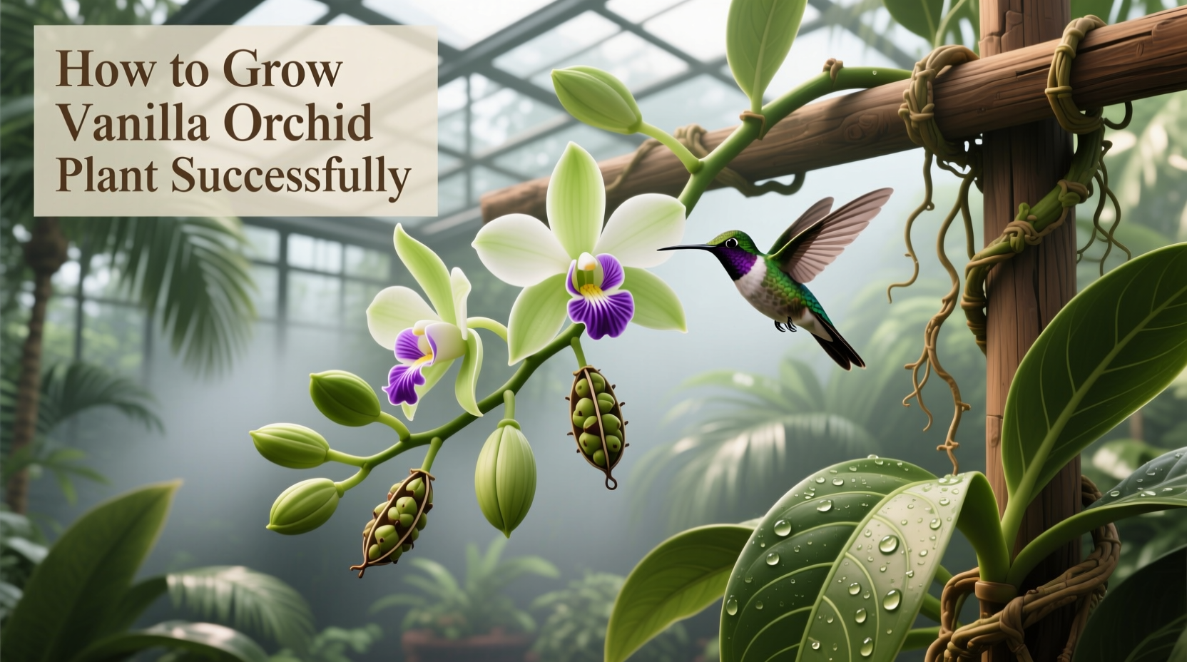 how to grow vanilla orchid plant