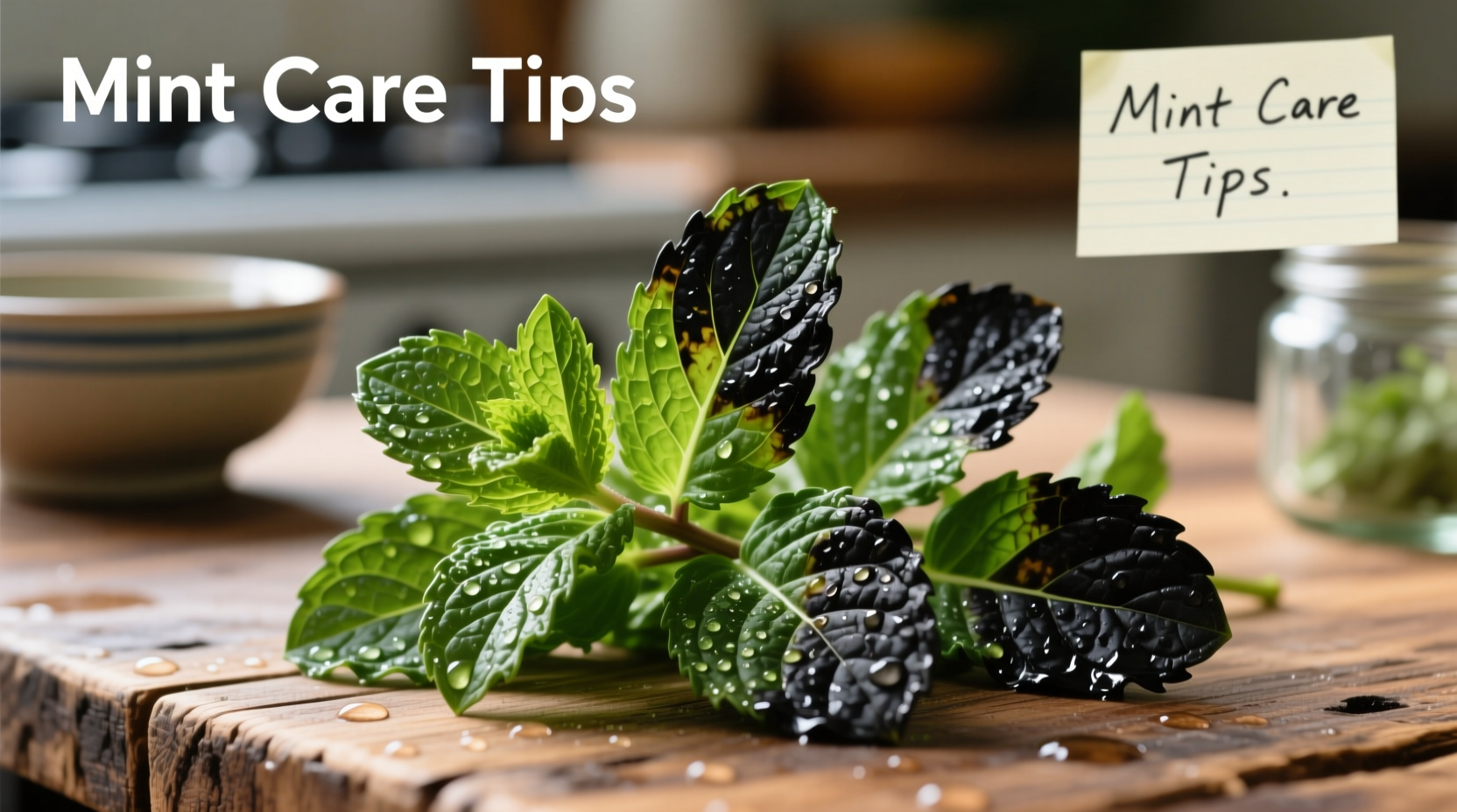 Why Mint Leaves Turn Black: Causes & Fixes
