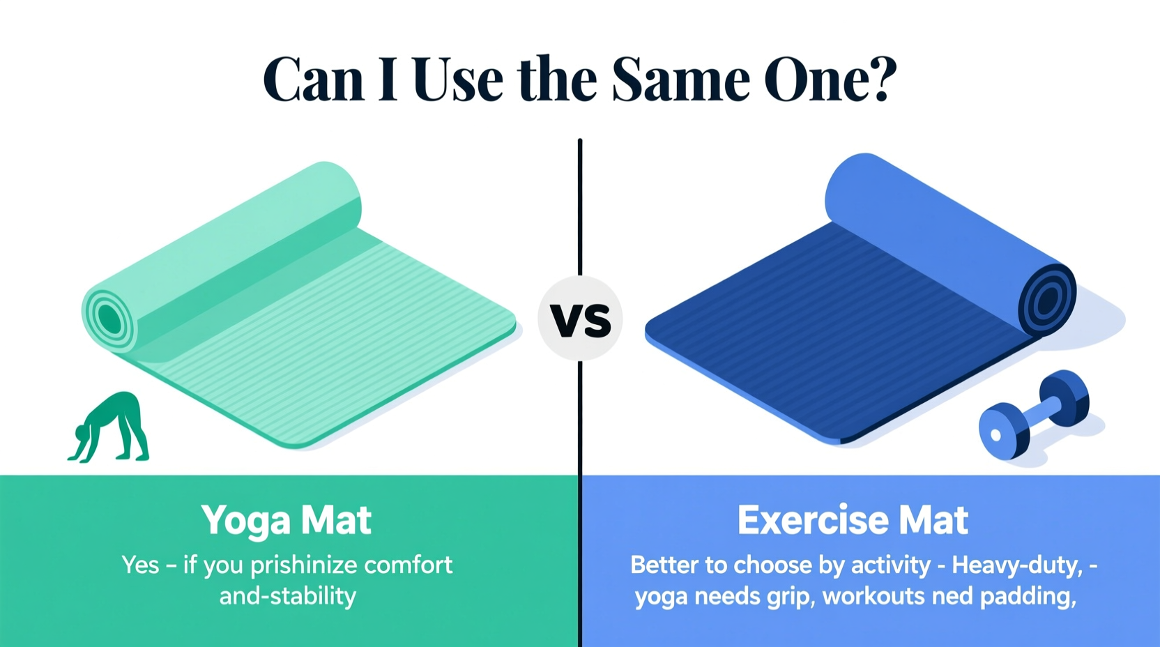 yoga mat vs exercise mat cant i just use the same one 2