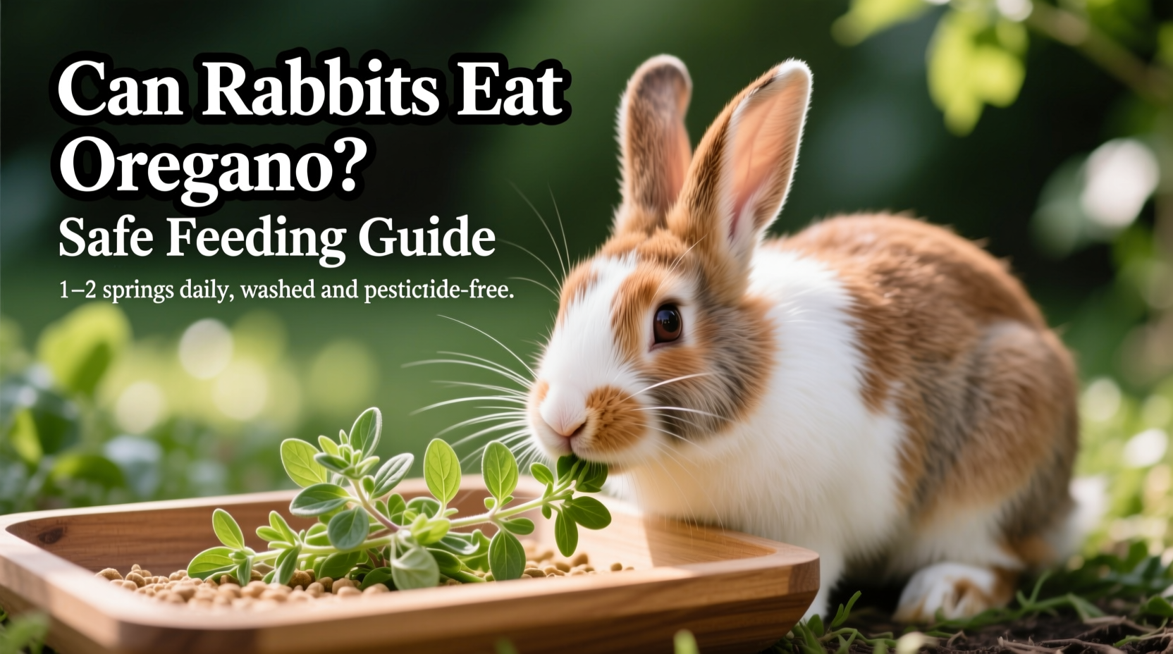 can rabbits eat oregano