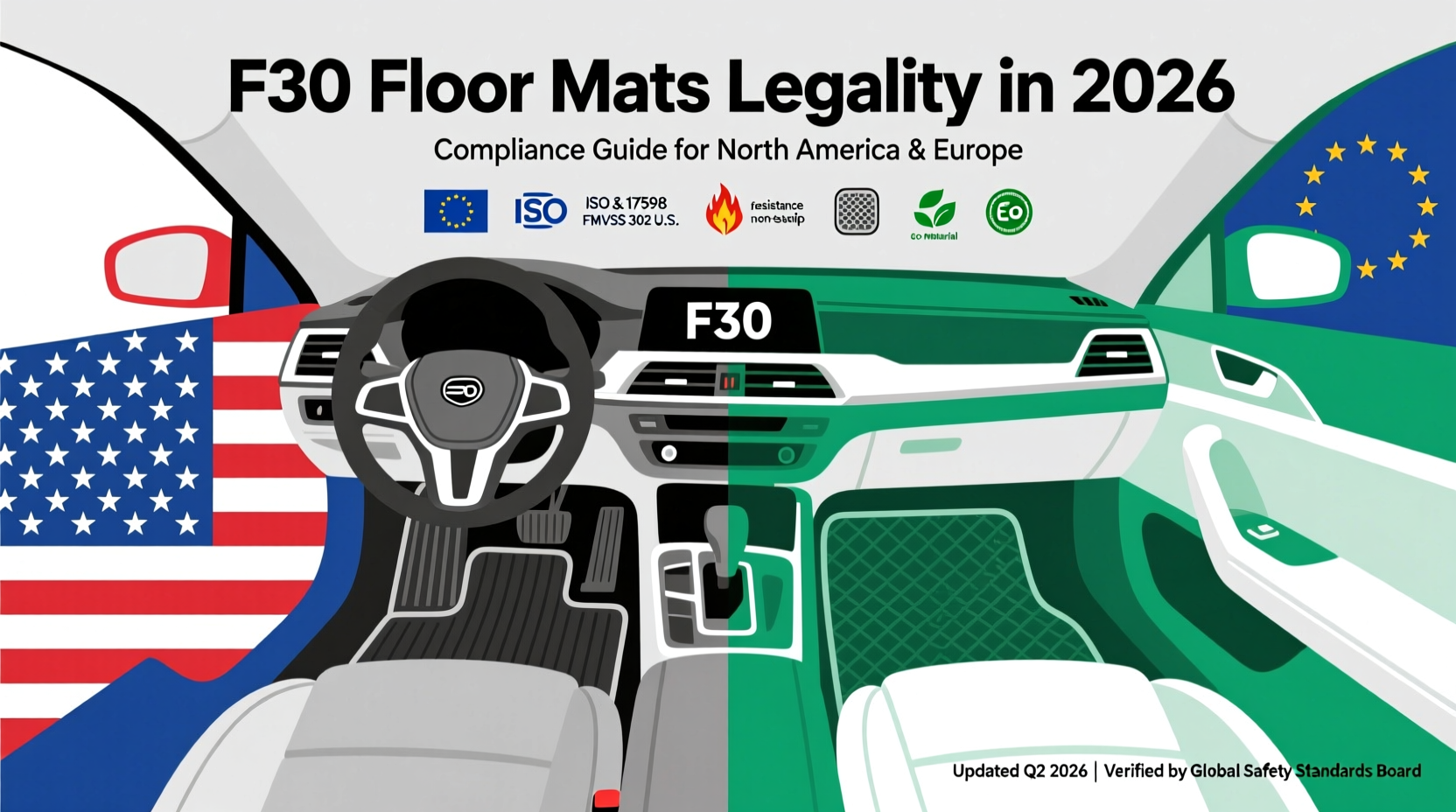 f30 floor mats legality 2026
