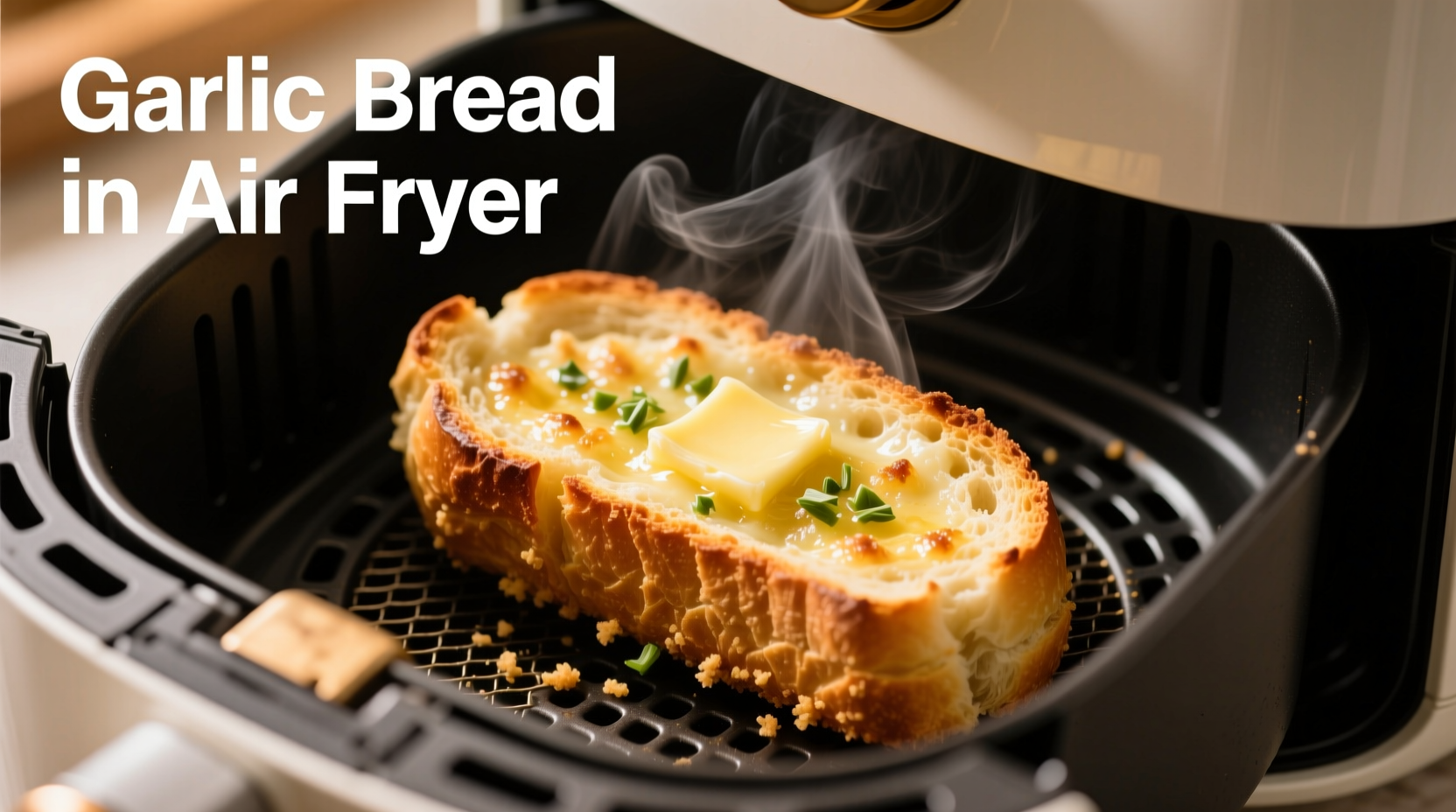 Perfect Air Fryer Garlic Bread in 10 Minutes