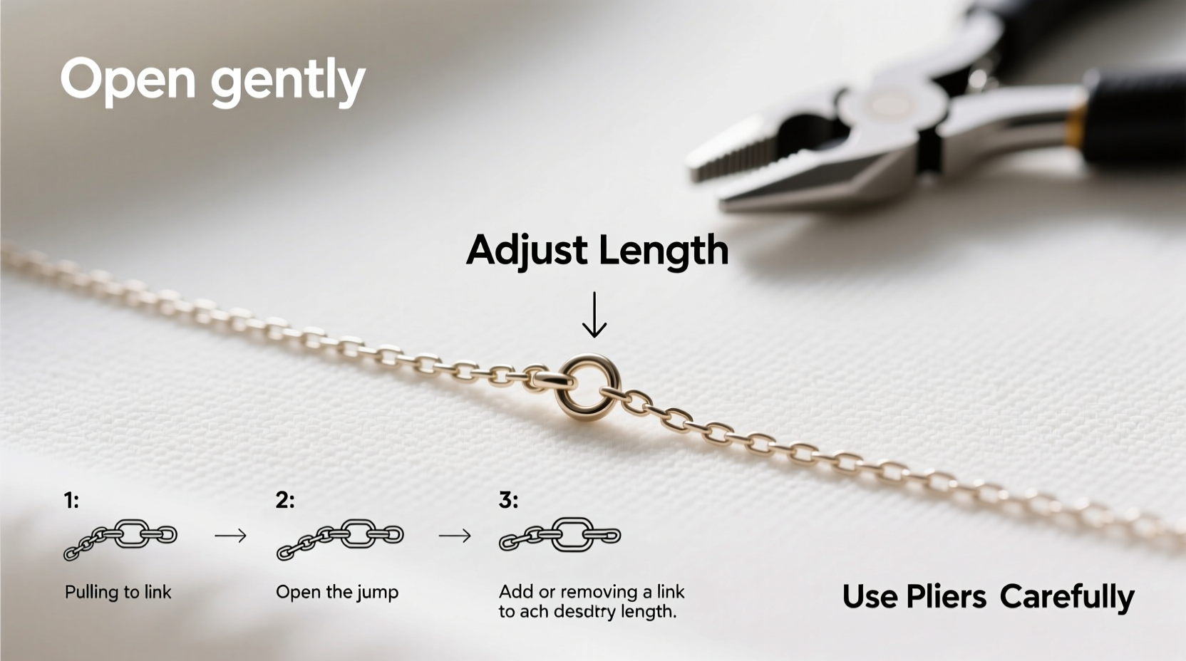simple and effective methods to adjust a chain necklace for the perfect fit