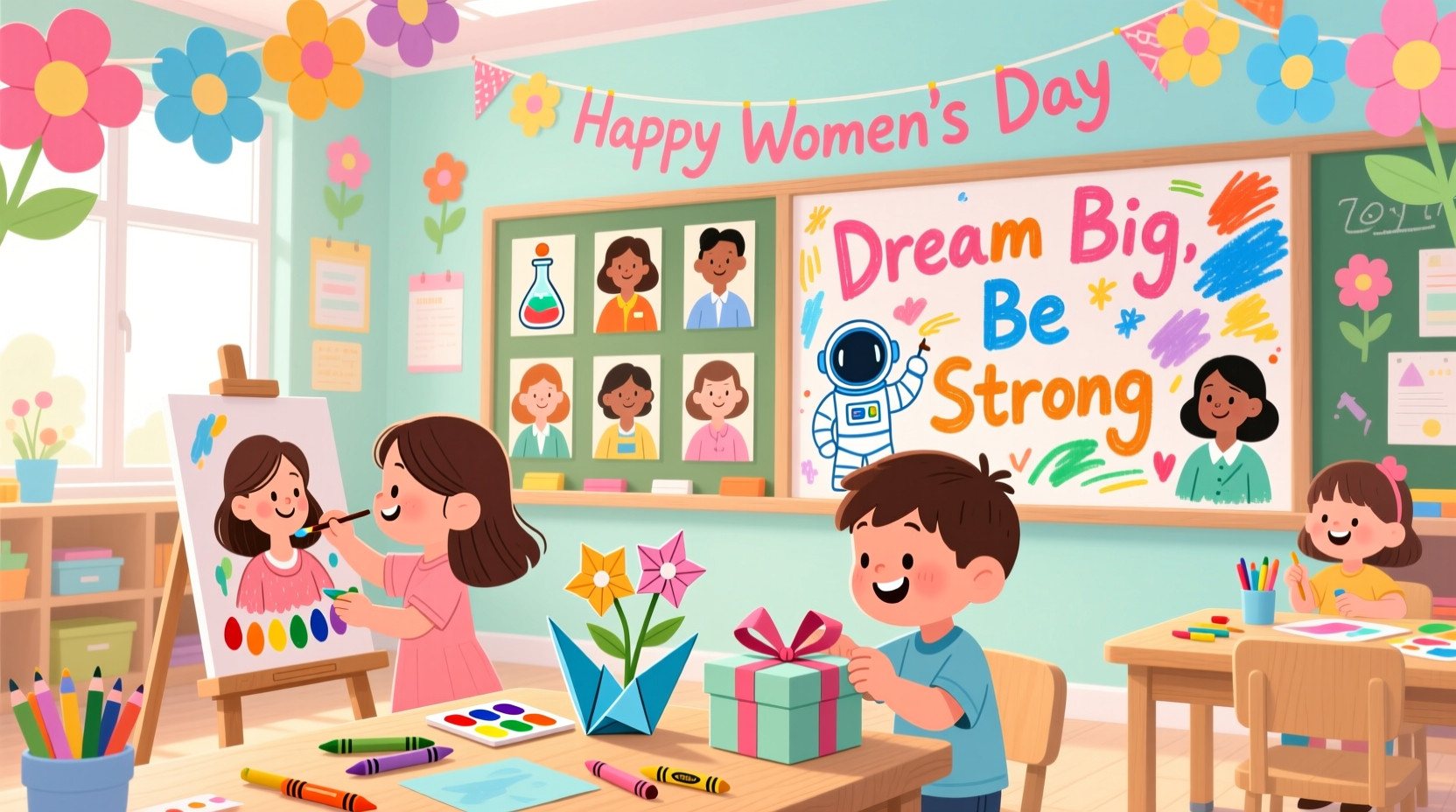 womens day activity for kids