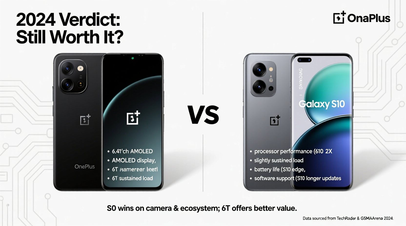 oneplus 6t vs galaxy s10 is the s10 still worth it over the 6t in year