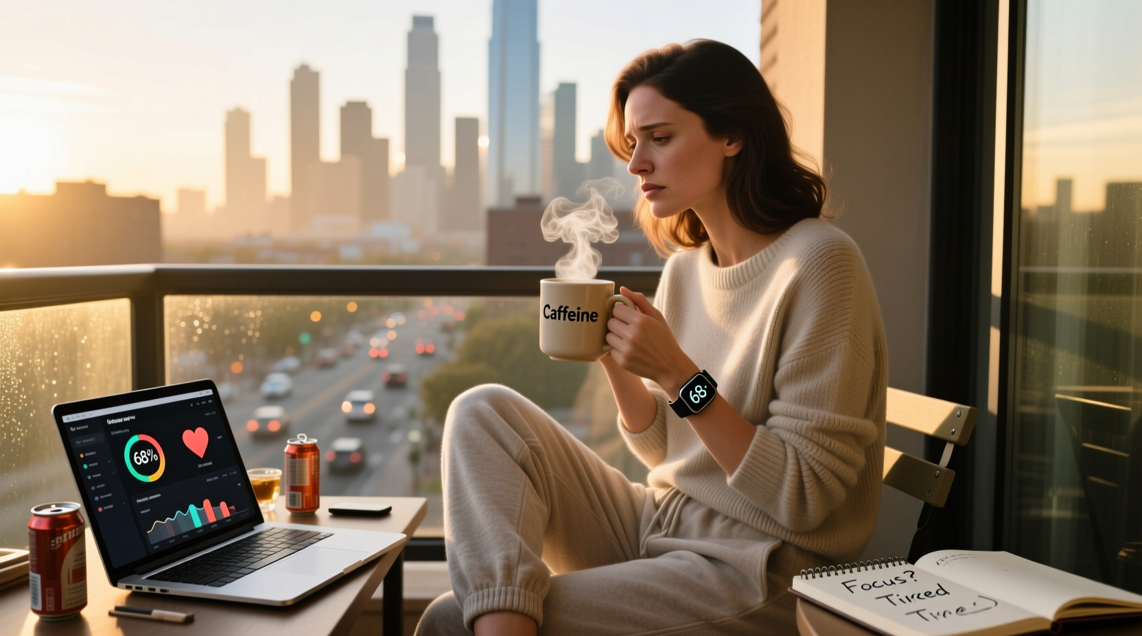 caffeine fatigue: energy vs anxiety