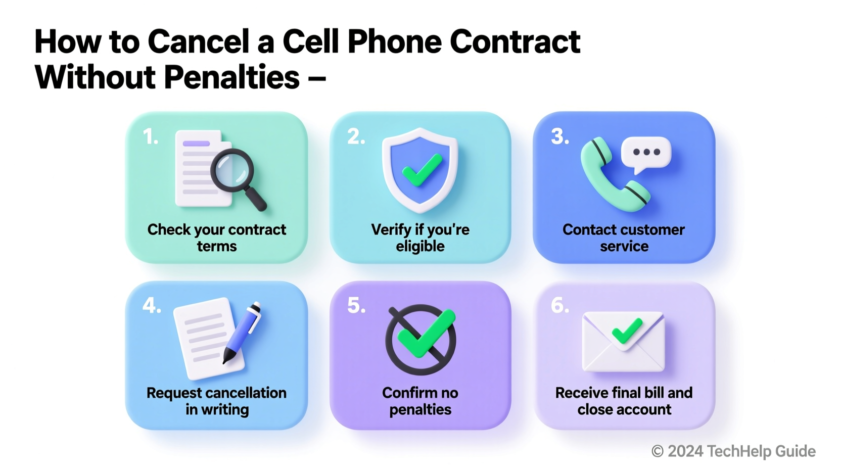how to cancel a cell phone contract without penalties a step by step guide