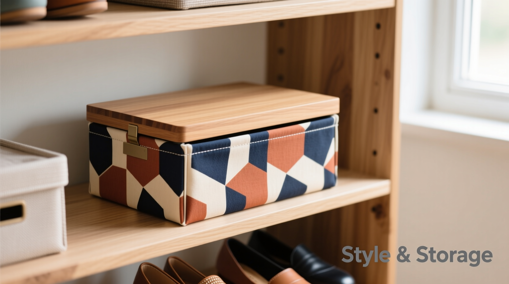 creative and practical ways to line a shoe box with the lid attached for stylish storage