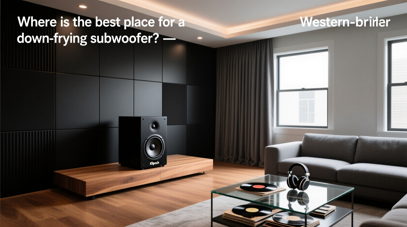 How to Place a Down-Firing Subwoofer: A Practical Guide