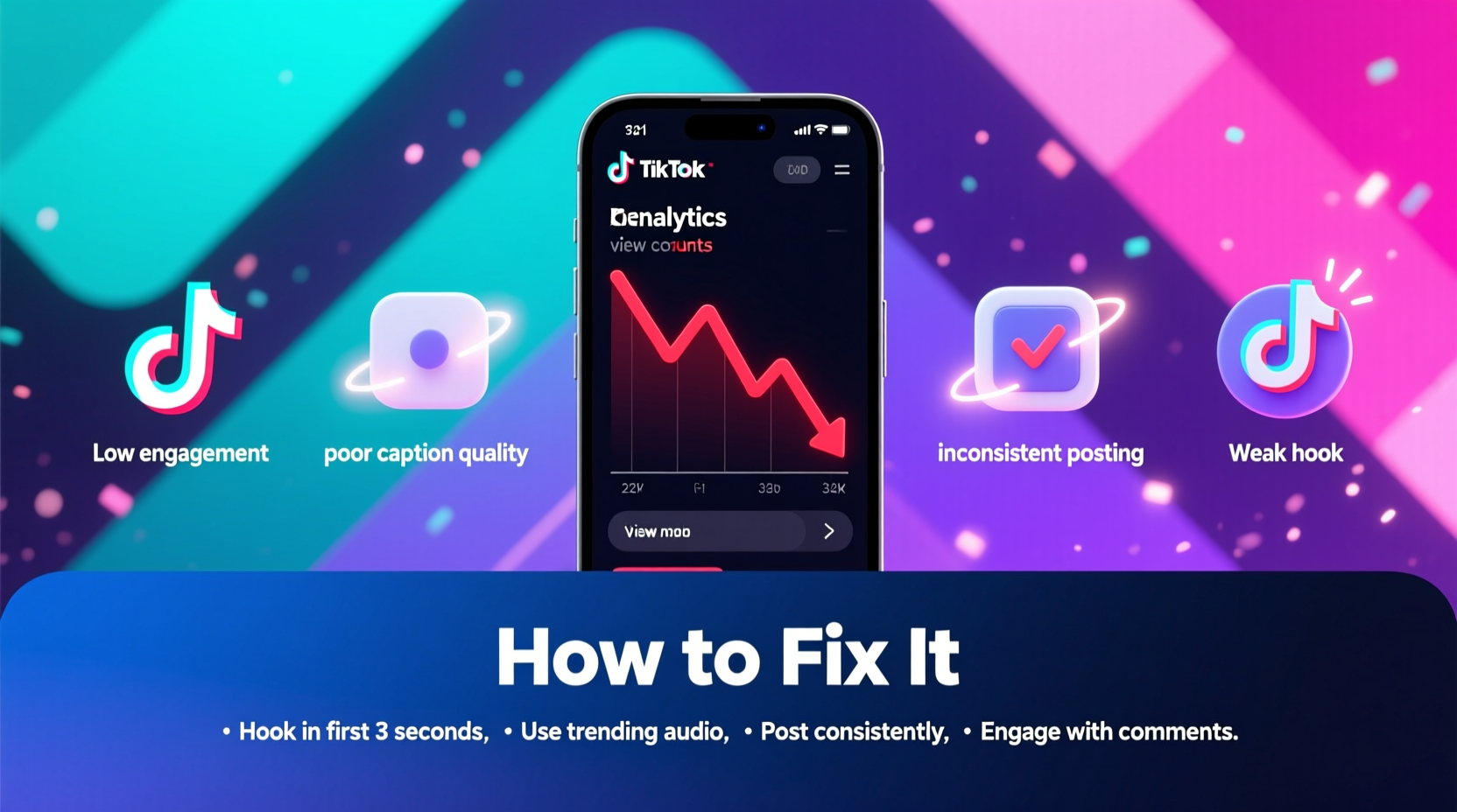 tiktok views dropping why your videos arent getting views how to fix