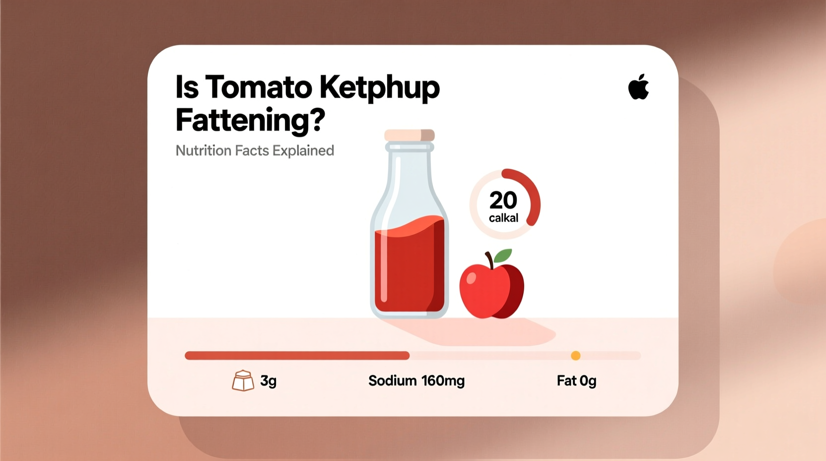 is tomato ketchup fattening
