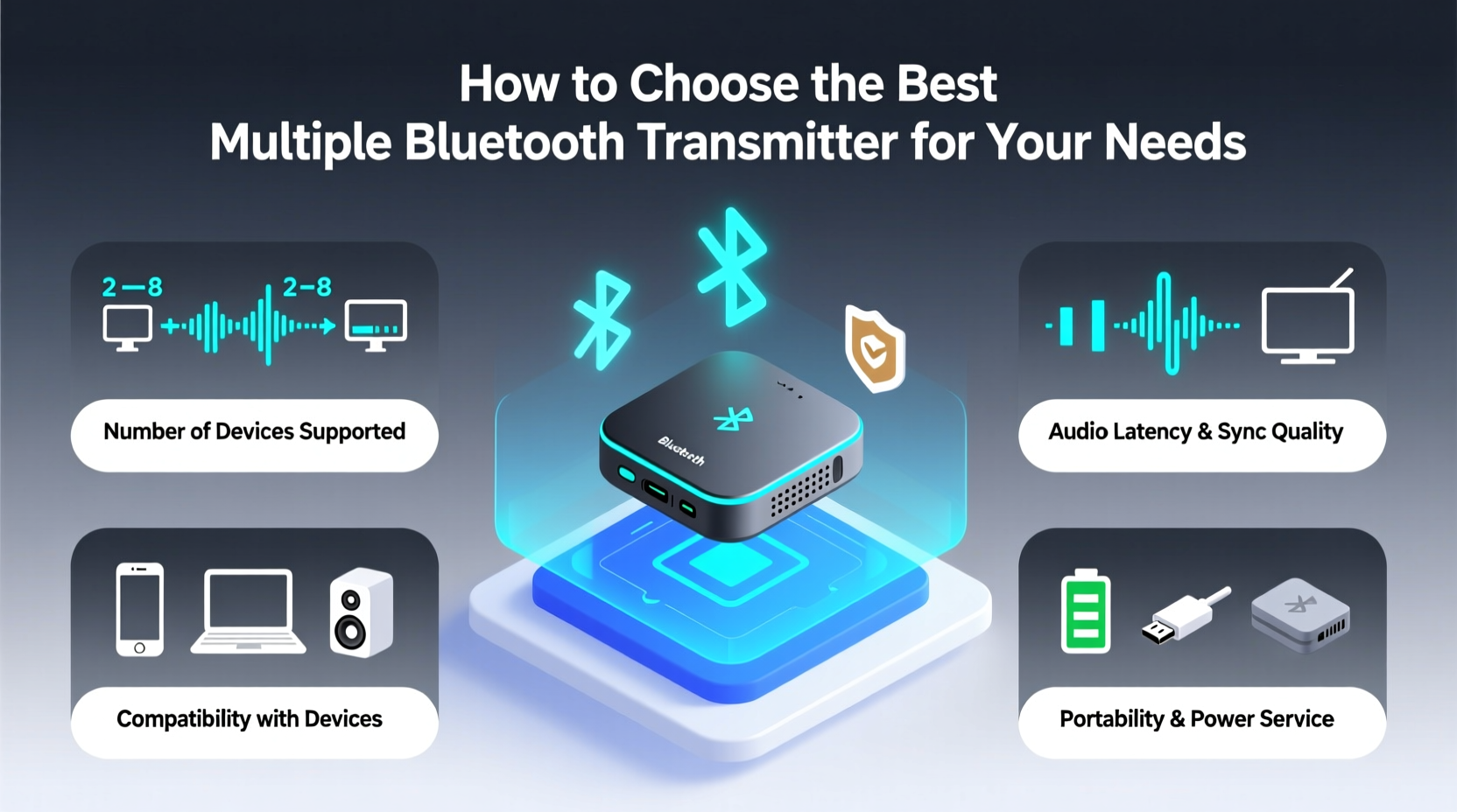 multiple bluetooth transmitter