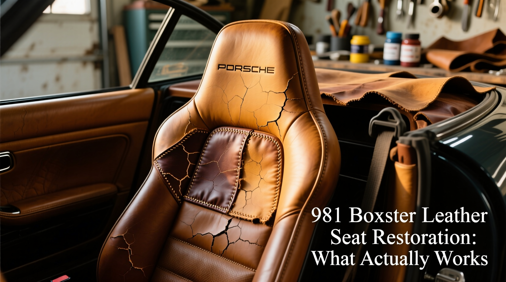 981 boxster leather seat restoration