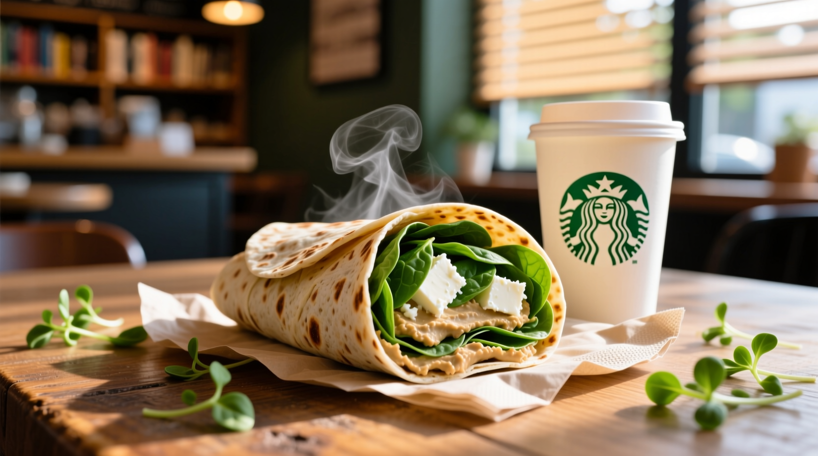 Starbucks Spinach Feta Wrap: Ingredients, Calories & Availability